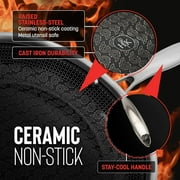 Hells Kitchen Ceramic Hybrid 5 Piece Cookware Set