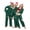 Dark Green/Cute Pattern, variant on Ekouaer Christmas Mens Womens Family Matching Pajamas Long Sleeve Button Down Pj Set Festival Party Sleepwear