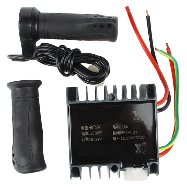 Caja controladora de motor cepillado de 48-60 V y 1500 W para scooter eléctrico y triciclo