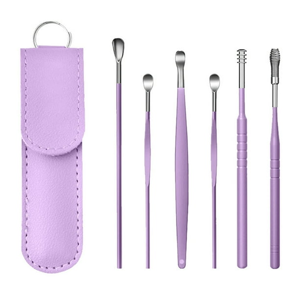 Stainless Steel Ear Digging Spoon Set Ear Digging Tool Ear Digging Spoon Ear Digging Tool Six Piece Set