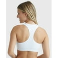 thumbnail image 3 of Hanes Sport Women's Seamless Racerback Sports Bra White M, 3 of 10