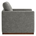 thumbnail image 6 of CHITA Swivel Accent Chairs Set of 2 for Living Room, Comfortable Arm Chairs for Bedroom, Fabric in Dark Gray, 6 of 13