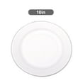 thumbnail image 3 of 10 Pcs Assiettes Rondes en Papier Camping Support d'Anniversaire Manger Ensemble de Vaisselle Ronde Empilable Randonnée Sac à Dos Vaisselle Accessoires pour Campeurs 10 Pouces, 3 of 9