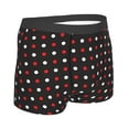 thumbnail image 3 of Disketp Red And White Polka Dots Men'S Boxer Briefs,Soft And Breathable Cotton Underwear With Comfortflex Waistband, 3 of 8