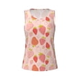 thumbnail image 4 of Gaeub Strawberry Women's Workout Tank Tops Lightweight Sleeveless Shirts for Women for Athletic Running Tennis Yoga - Small, 4 of 9