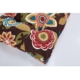 thumbnail image 4 of Pillow Perfect Indoor/Outdoor Annie Wicker Loveseat Cushion, Chocolate, 4 of 6