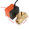 thumbnail image 4 of Válvula De Bola De Latón AC 220V Motorizada Eléctrica De 3 Y 3 Cables T, 4 of 7