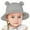 Gray, variant on Delliss Baby Sun Hat Wide Brim Toddler Bucket Hat for Boys Girls Cute Bear Hats Adjustable Summer Beach Caps Sun Protection