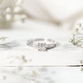thumbnail image 4 of Rosec Jewels Lab Grown Diamond Engagement Ring Set with Wedding Band - 1.7 Carat - F-VS Quality, 14K White Gold, US 7.00, 4 of 9