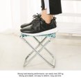 thumbnail image 4 of Tabouret Pliant en Acier Inoxydable Chaise de Pêche Pliable Portable, 4 of 9