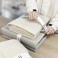 thumbnail image 4 of Homes Bed Sheet Organizer and Storage Elastic Label Bands Organizers for Linen Closet for Foldable Bedsheet Pillow Case Duvet, 4 of 5