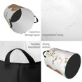 thumbnail image 2 of Fotbe Cute Sloth In Yoga Pose Tree Cesto de Ropa con Asas, Cesto Impermeable de Gran Capacidad, Bolsa de Lavado para Dormitorio, Cesto de Ropa con Ruedas y Asas-Medium, 2 of 6