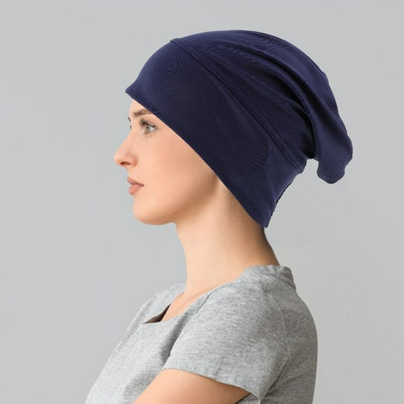 GOOHOCHY Elastic Wrap Cap Multi-Functional Hijab Undercap Comfortable Polyester Sleep Bonnet Fashionable Hair Wrap Women Covering For Home And Travel Use