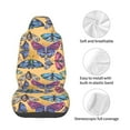 thumbnail image 4 of Naloa Butterfly 3 Car Seat Covers Universal Front Seat Coves for Car Accessories ,Padded Car Covers for Automotive, SUV, Truck, and Van, 4 of 5