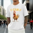 thumbnail image 2 of Funny Rooster Graphic Tee Mens Casual Short Sleeve Crewneck Shirt For Daily Wear And Outdoor Activities Comfortable Fit, 2 of 4