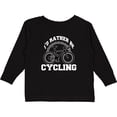 thumbnail image 3 of Inktastic I'd Rather Be Cycling Boys or Girls Long Sleeve Toddler T-Shirt, 3 of 5