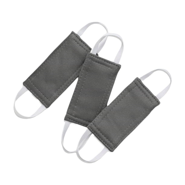 3 piezas de cojín cierrapuertas de tela Oxford para baño, accesorios multiusos Gris oscuro