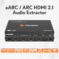 thumbnail image 2 of HDMI Audio Extractor J-Tech Digital JTECH-8KAE 8K 60Hz 4K 120Hz, 2 of 9