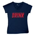 thumbnail image 5 of This Team Makes Me Drink Women's V-Neck T-shirt Ohio College Football Fan Tailgate, 5 of 7