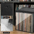 thumbnail image 4 of 4 Pcs Vinyl Record Storage Box Clear Protective Vinyl Record Case with Lid and Handle for Store Concert Music Event Traveling, 4 of 6