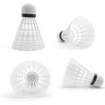 thumbnail image 4 of Durability&Stability Plastic Shuttlecock,Bexikou 12-Pack White Badminton Shuttlecocks,Badminton Balls for Indoor Outdoor Sports Activities, 4 of 6
