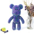 thumbnail image 3 of Pintura de diamante DIY Oso Violento Likrtyny Mosaico Hecho a Mano Azul 23*7,5*3,5 cm, 3 of 9
