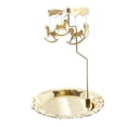 thumbnail image 1 of Candelabro giratorio, candelabro de Metal, centro de mesa, candelabro giratorio romántico de aleación de Zinc con bandeja para boda plato de 15cm, 1 of 8