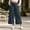 Navy women's wide leg capri pants a1, variant on BRELIL Women's Wide Leg Drawstring Capri Pants with Pockets Flowy Casual Streetwear Loungewear Activewear Yoga Trousers Summer Loose Fit, Khaki XL