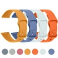 thumbnail image 2 of New Color Soft TPU Strap For Fitbit Versa 3 4 Band Watchband Replacement For Fitbit Sense/Sense 2 Bracelet Wristband Accessory Light Gray Size S, 2 of 6