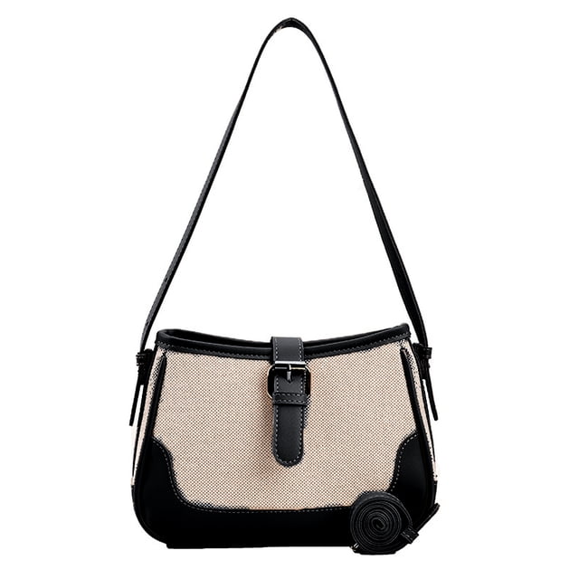 Nuevo bolso bandolera de lona Joker para mujer, de otoño e invierno, color negro