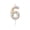 #A23-D, variant on Number 5 Birthday Candles with Ribbon Design, Colorful Decorative Cake Candles for Birthday Party Celebrations