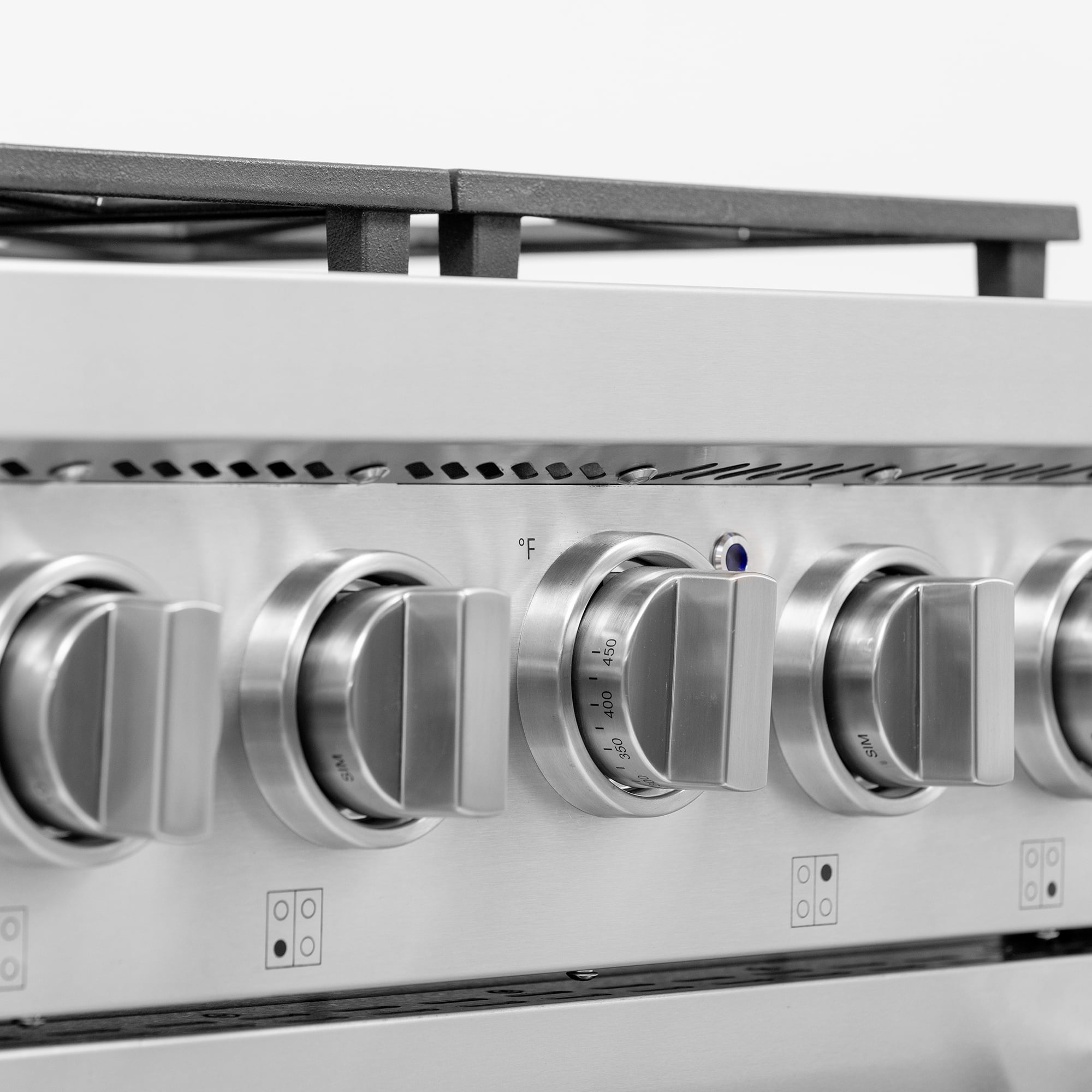 Professional 24-in Natural Gas Range in Stainless Steel with True Simmer Burners