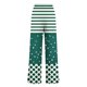 thumbnail image 3 of Puntoco Pantalones De Pierna Ancha Con Cordón Estampado A La Moda Para Mujer Azul Cielo M, 3 of 4