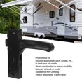 thumbnail image 4 of RV Screen Door Latch, Nylon Anti Crack RV Right Hand Screen Door Handle Precise Fit Easy To Assemble Rugged  for Motorhome, 4 of 7