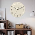 thumbnail image 2 of Wall Clock Swan White Clocks PVC Silent Non-Ticking Battery Operated Decorative Simple Style Round Clock for Home Living Room Kitchen Bedroom Office School Wall Decor 10 Inch, 2 of 9