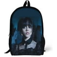 thumbnail image 1 of Wednesday Scary Backpacks Basic Shoulder Daypack Bookbag Satchel Knapsack Rucksack-XTYD1868, 1 of 3