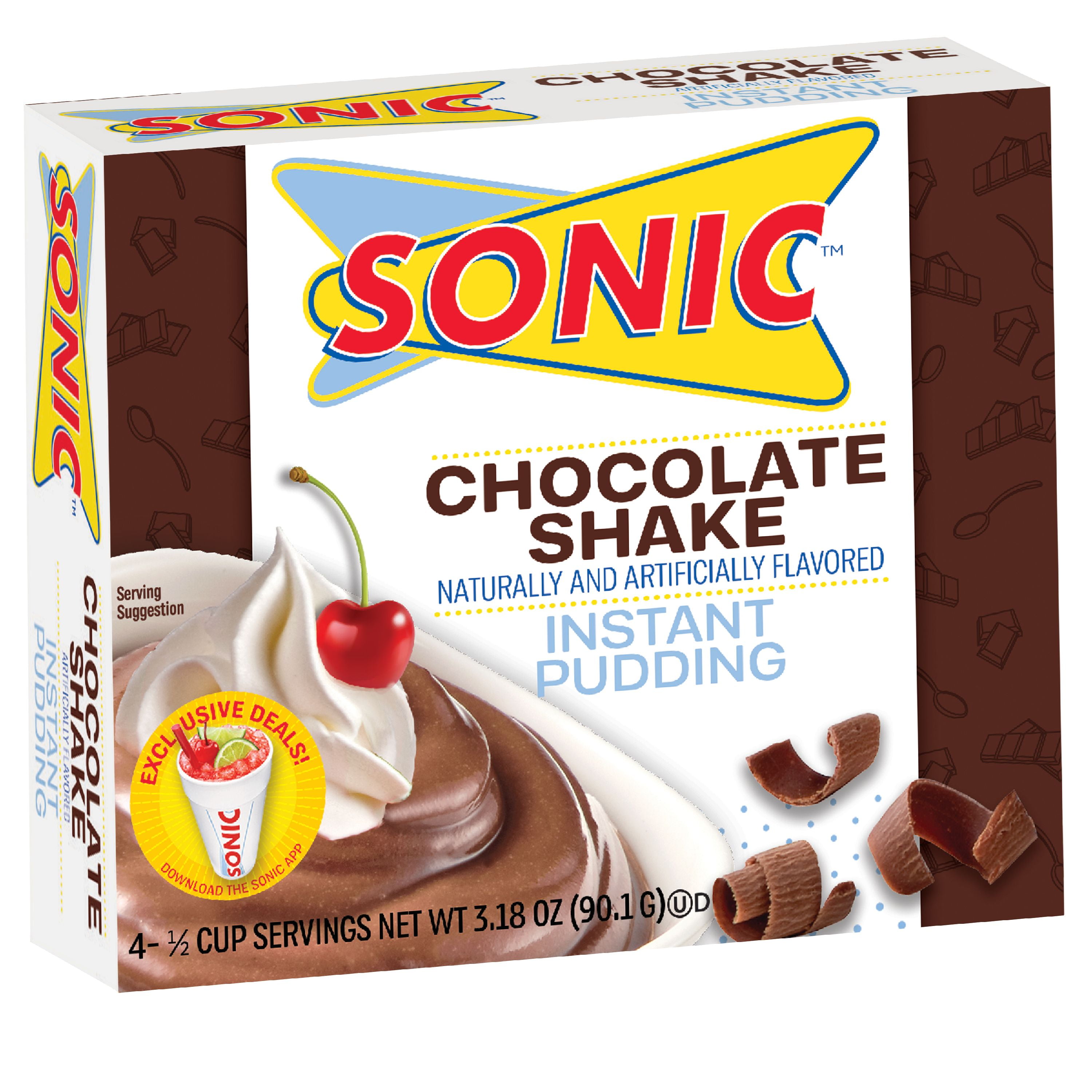 SONIC Chocolate Shake Pudding