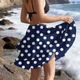 thumbnail image 6 of Swimsuit Coverup for Women Plus Size Summer Wrap Mini Skirt Sarong Chiffon Solid Color Beach Bikini Cover Ups for Swimwear, 6 of 7
