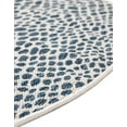 thumbnail image 5 of Jill Zarin Outdoor Collection Area Rug - Cape Town (10' 8" Round Blue/Olive), 5 of 8