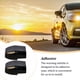 thumbnail image 4 of sweethay Repelente de animales automotriz de 2 piezas, reemplazo autoadhesivo portátil, accesorios de alertas de silbato de advertencia de Automoción decorativa y accesorios Negro, 4 of 6