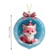 thumbnail image 2 of Adorno de cueva de cristal de hielo | Decoración de animales del bosque invernal | Adorno de árbol de Navidad acrílico 2D con detalles de copos de nieve para decoración navideña | Juego de 1, 2 of 2