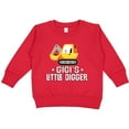 thumbnail image 2 of Inktastic Gigi Little Digger Construction Truck Toddler Sweatshirt, 2 of 4