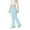 Blue, variant on LIJCC Toddler Girl Flare Pants Slim Fit Trendy Trouser Yoga Clothes Fleece Lined Warm Plain Elastic Waist Bell Bottoms Leggings Wide Leg Pants