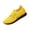 Yellow_016, variant on Domuza Unisex Breathable Hollow Fly Knit Sneakers, Sock Slip On Lace Up Lightweight Flexible Casual Walking Shoes with Two-Tone Non-Slip Outsole White 10(EU-43)