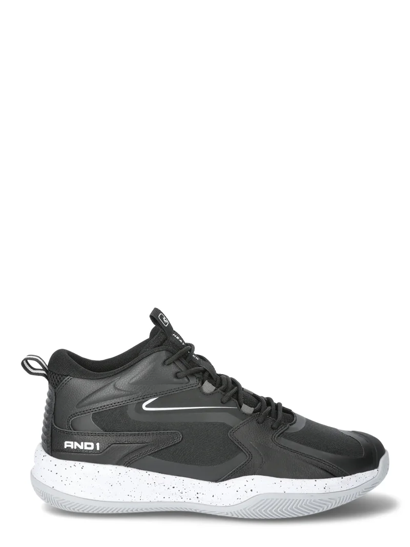 AND1 Men's Heatcheck Basketball Sneakers with Padded Collar and