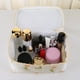 thumbnail image 2 of Bolso de aseo de algodón Bolso de maquillaje de viaje de gran capacidad con cremallera para mujeres y niñas, 2 of 8