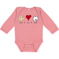 thumbnail image 3 of Inktastic Peace Love Westies Boys or Girls Long Sleeve Baby Bodysuit, 3 of 5