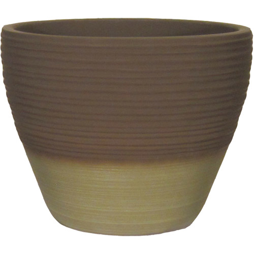 Better Homes & Gardens 19"Prescott Decorative Resin Planter, Olive