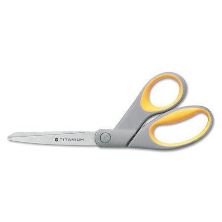 Westcott titanium bonded scissors, 8" bent (Pack of 2)
