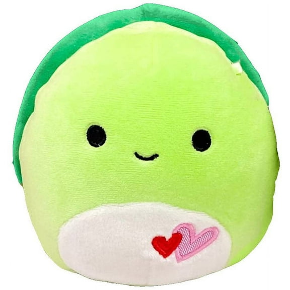 Squishmallows Official Kellytoy Valentines Squad Squishy Soft Plush Toy Animal (5 Inch, Henry Turtle)